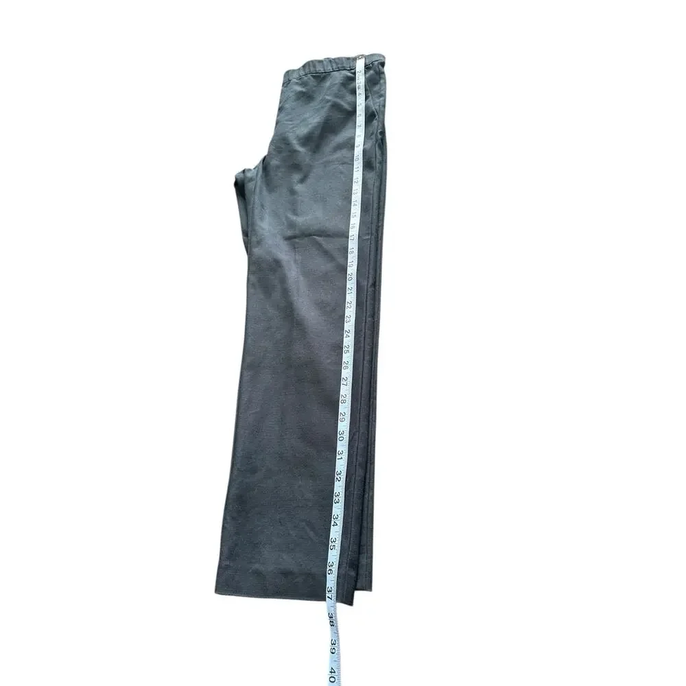 J. Jill‎ Pants Black Basic Casual Work Pull On Stretch Straight Leg Size 8